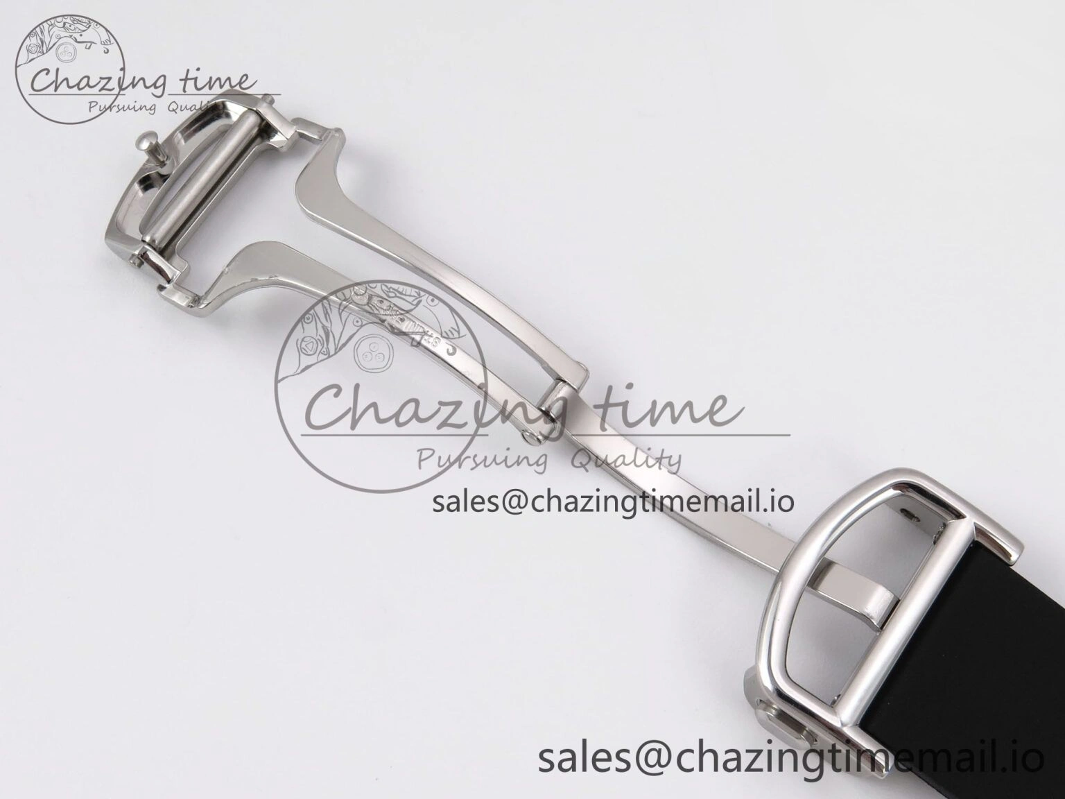 Bright Santos de Cartier 40mm BVF 1:1 Best Edition Black Dial on Black Rubber Strap MIYOTA 5866