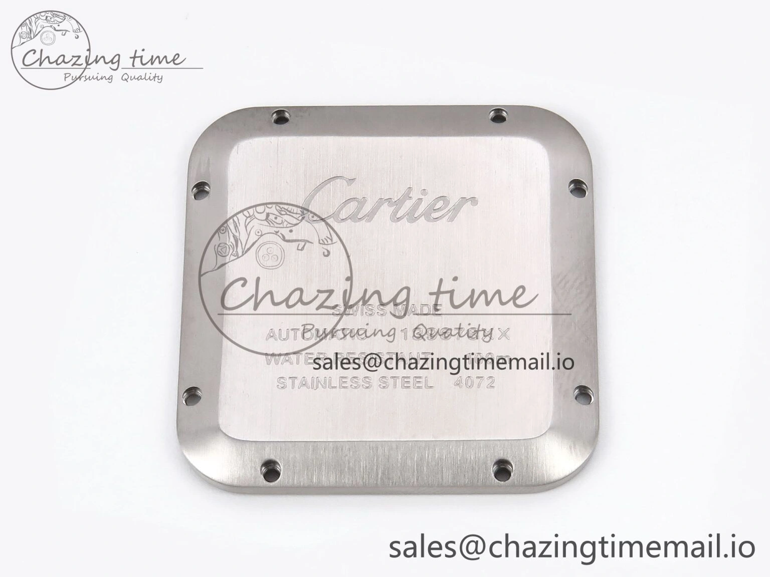 HighQuality Santos de Cartier 40mm BVF 1:1 Best Edition Brown Dial on SS SmartLinks Bracelet MIYOTA 5869