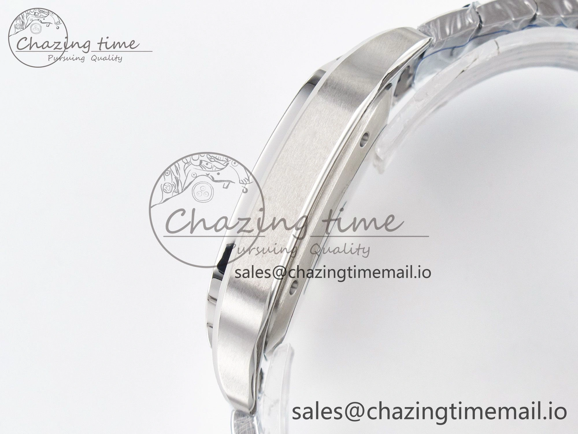 Minimalist Santos de Cartier 40mm J12F 1:1 Best Edition Green Dial on SS SmartLinks Bracelet MIYOTA 5843