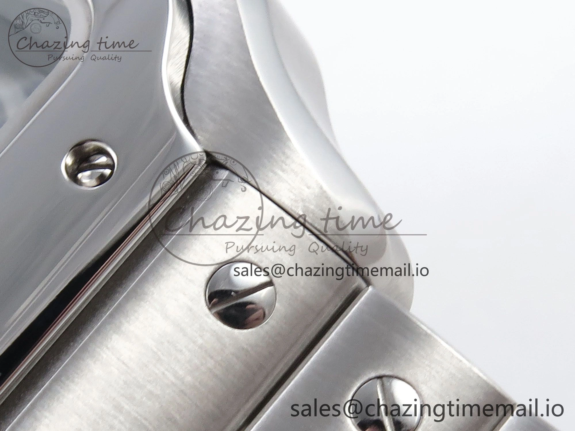 DailyWear Santos de Cartier 40mm SS AF 1:1 Best Edition Green Dial on SS SmartLinks Bracelet MIYOTA 5879