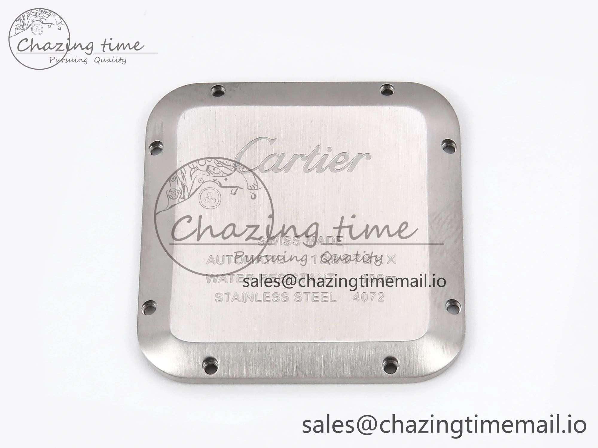 UrbanStyle Santos de Cartier 40mm YG SS BVF 1:1 Best Edition Gray Dial on SS SmartLinks Bracelet MIYOTA 5867