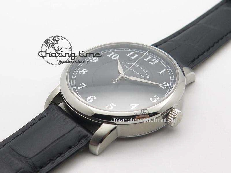 Sax-O-Mat MK Best Edition SS Black Dial On Black Leather Strap A ComfortFit 4204