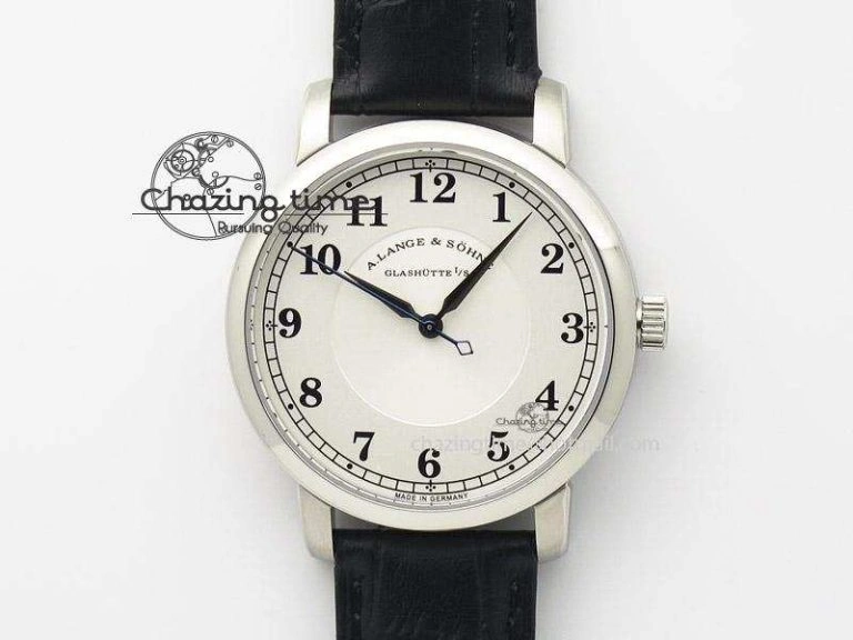 Sax-O-Mat MK Best Edition SS White Dial On Black Leather Strap A Refined 4201