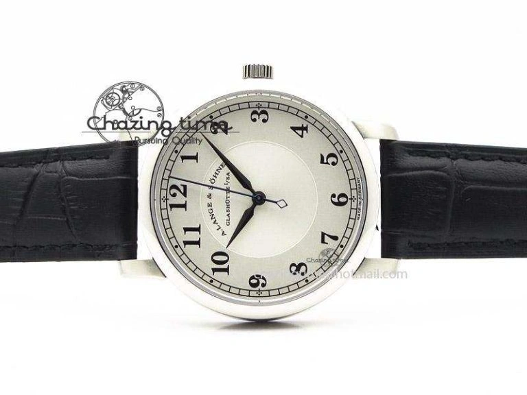 Sax-O-Mat MK Best Edition SS White Dial On Black Leather Strap A Refined 4201