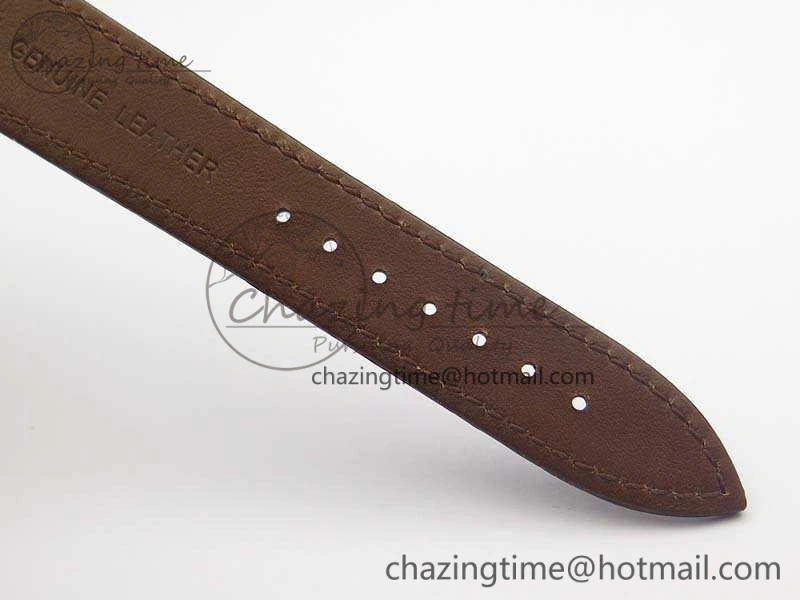 Reliable Saxonia Thin 211.026 RG Gold Dial On Leather Strap MIYOTA 4172