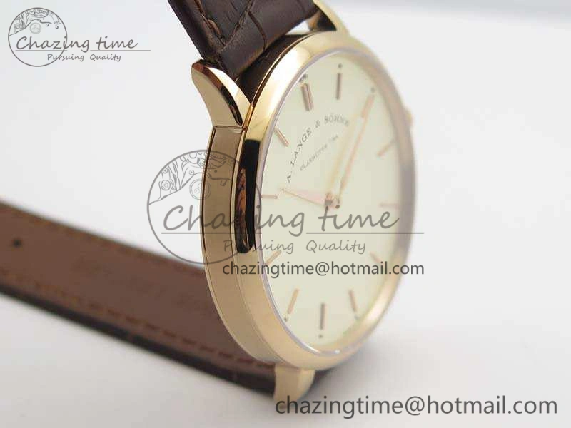 Reliable Saxonia Thin 211.026 RG Gold Dial On Leather Strap MIYOTA 4172