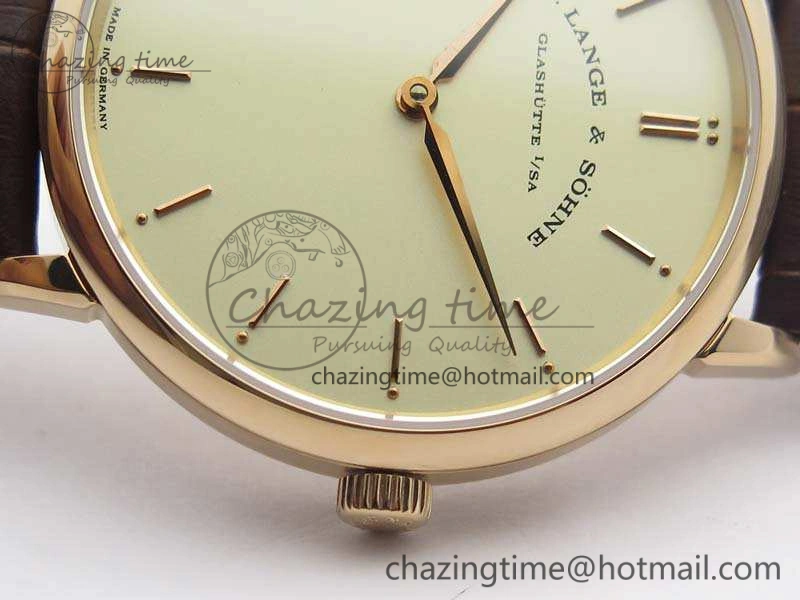Reliable Saxonia Thin 211.026 RG Gold Dial On Leather Strap MIYOTA 4172