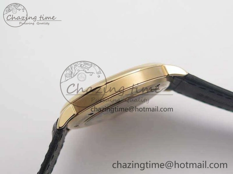 Saxonia Thin 211.026 RG Gray Dial On Leather Strap MIYOTA Affordable 4176
