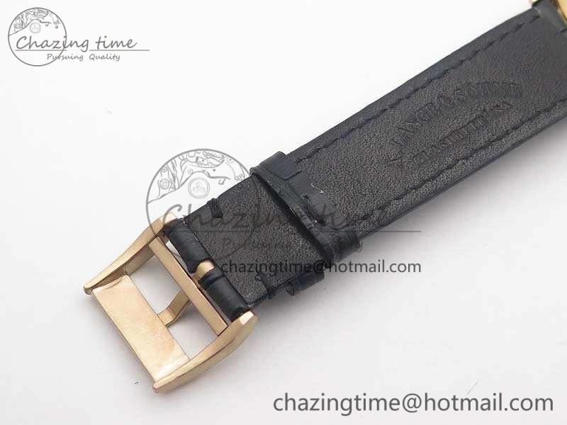 Saxonia Thin 211.026 RG Gray Dial On Leather Strap MIYOTA Affordable 4176
