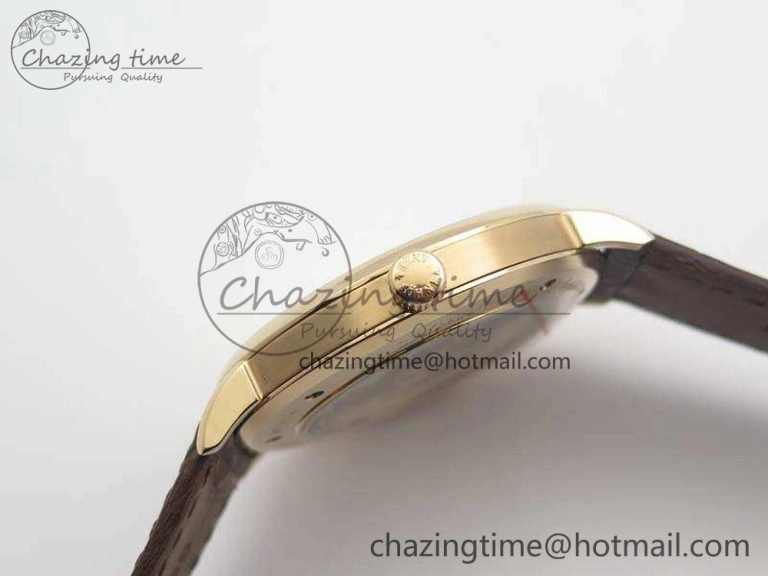 WaterResistant Saxonia Thin 211.026 RG White Dial On Leather Strap MIYOTA 4174