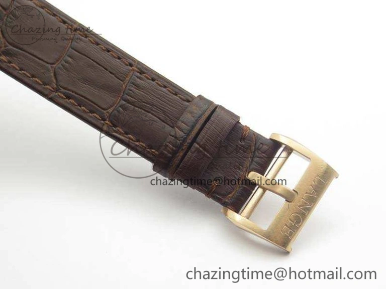 WaterResistant Saxonia Thin 211.026 RG White Dial On Leather Strap MIYOTA 4174