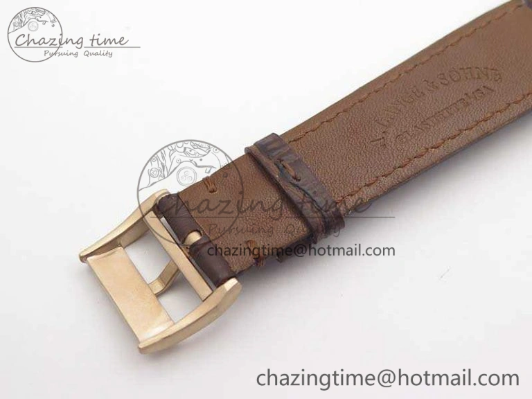 WaterResistant Saxonia Thin 211.026 RG White Dial On Leather Strap MIYOTA 4174
