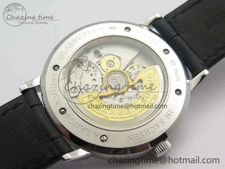 Trendy Saxonia Thin 211.026 SS Gray Dial On Leather Strap MIYOTA 4182