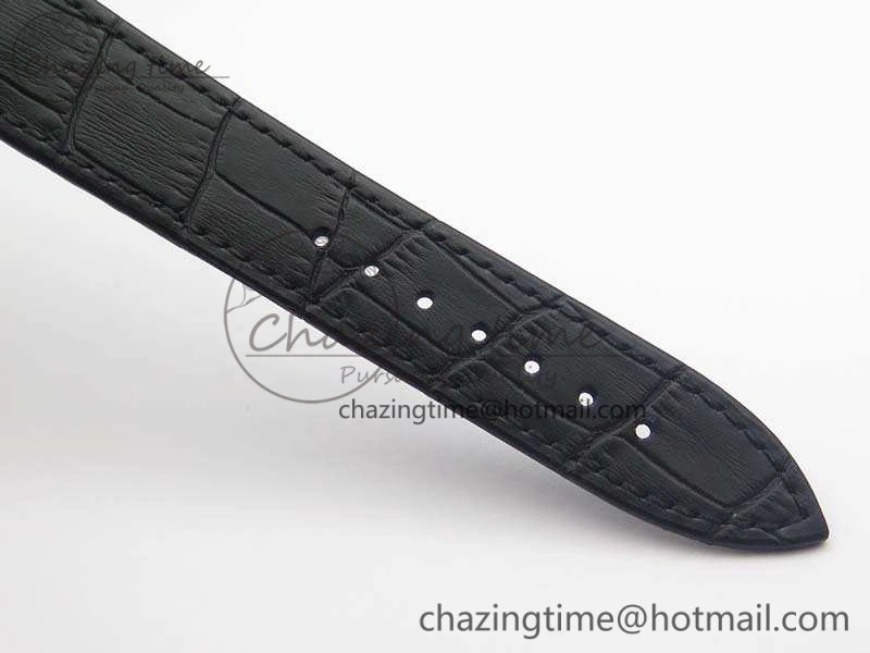 Trendy Saxonia Thin 211.026 SS Gray Dial On Leather Strap MIYOTA 4182