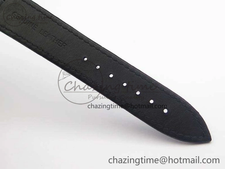 Trendy Saxonia Thin 211.026 SS Gray Dial On Leather Strap MIYOTA 4182