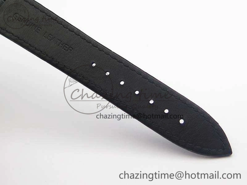 Trendy Saxonia Thin 211.026 SS Gray Dial On Leather Strap MIYOTA 4182