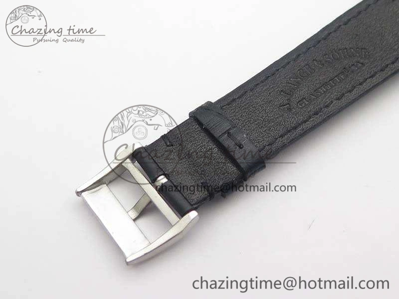 Trendy Saxonia Thin 211.026 SS Gray Dial On Leather Strap MIYOTA 4182