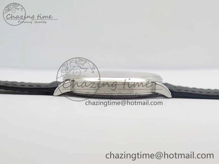 Trendy Saxonia Thin 211.026 SS Gray Dial On Leather Strap MIYOTA 4182