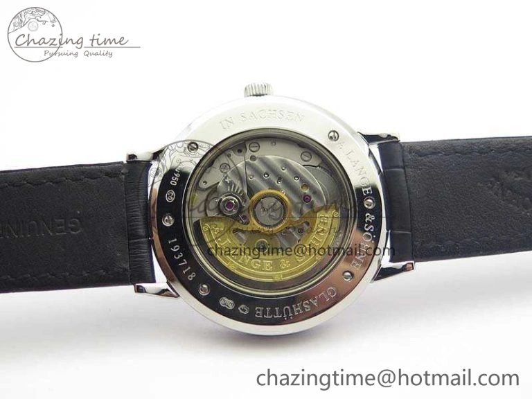 Chic Saxonia Thin 211.026 SS White Dial On Leather Strap MIYOTA 4180