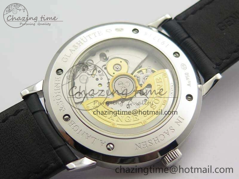 Chic Saxonia Thin 211.026 SS White Dial On Leather Strap MIYOTA 4180