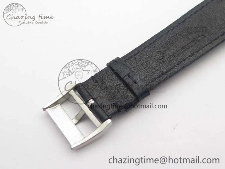 Chic Saxonia Thin 211.026 SS White Dial On Leather Strap MIYOTA 4180