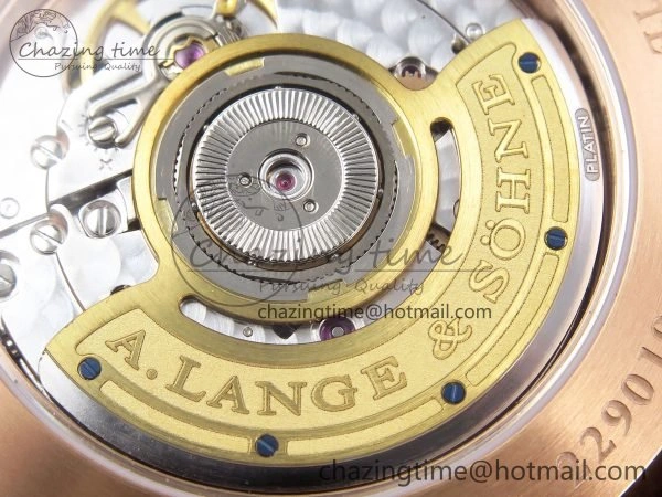 Saxonia Thin RG F8F Edition Green Dial on Brown Leather Strap A23J Refined 4159
