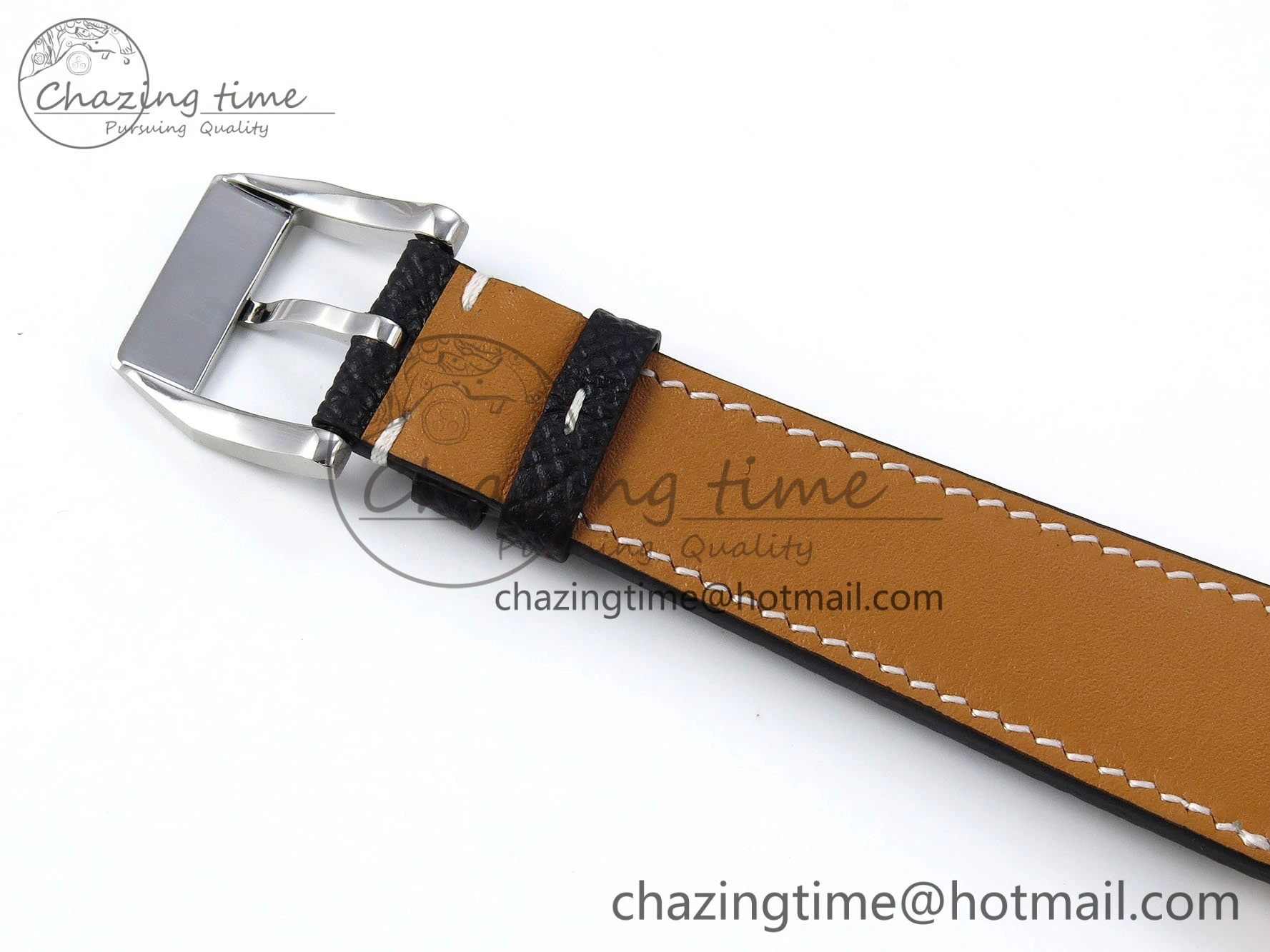 Saxonia Thin RG F8F Edition Orange Dial on Black Leather Strap A23J Trendsetting 4157