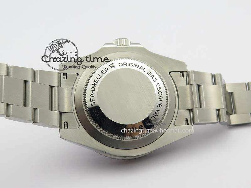 Sea-Dweller 116600 Black Ceramic 1:1 Noob Best Edition On SS Bracelet SA3135 V Durable 3793