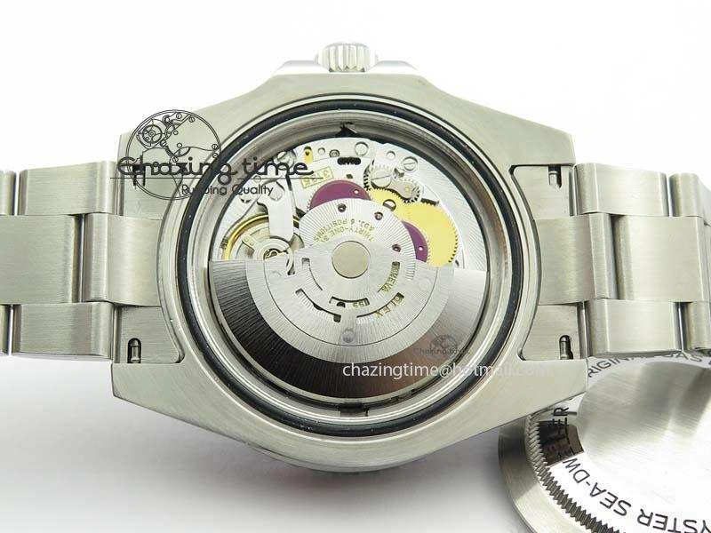 Sea-Dweller 116600 Black Ceramic 1:1 Noob Best Edition On SS Bracelet SA3135 V Durable 3793