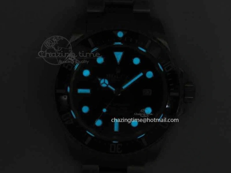 Classic Sea-Dweller 116600 Black Ceramic BP Maker Best Edition On SS Bracelet SA 3680