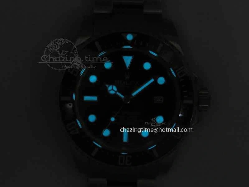 Classic Sea-Dweller 116600 Black Ceramic BP Maker Best Edition On SS Bracelet SA 3680
