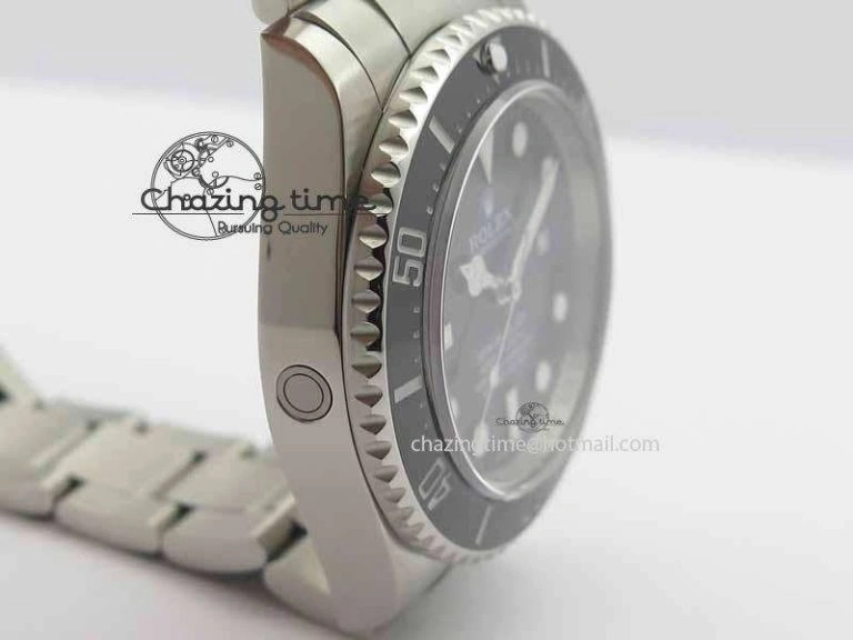 Classic Sea-Dweller 116600 Black Ceramic BP Maker Best Edition On SS Bracelet SA 3680