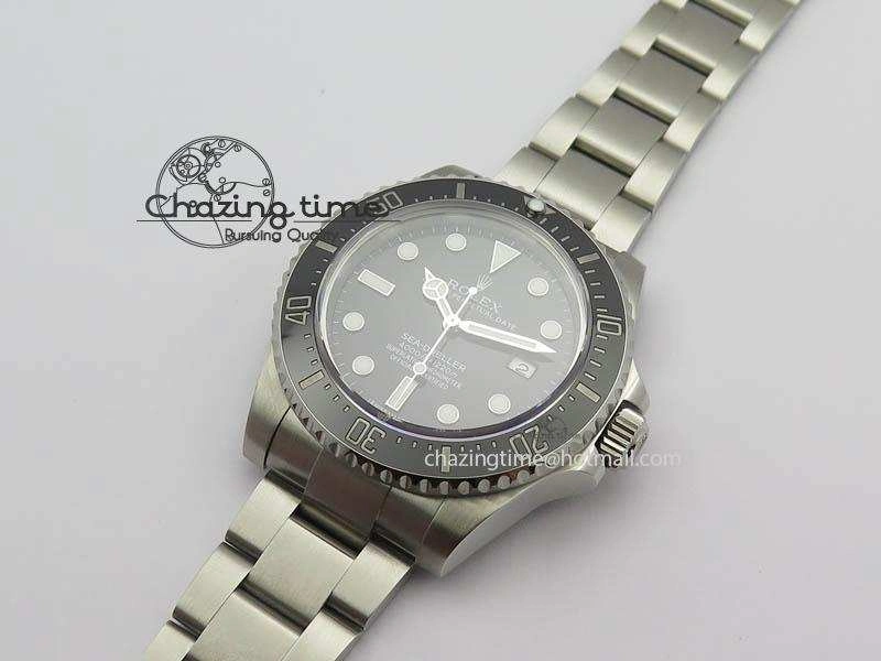 Sea-Dweller 116600 Black Ceramic Noob 1:1 Best Edition On SS Bracelet SA3135 V ZeroBulk 3614