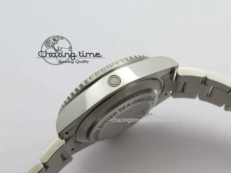 Sea-Dweller 116600 Black Ceramic Noob 1:1 Best Edition On SS Bracelet SA3135 V ZeroBulk 3614