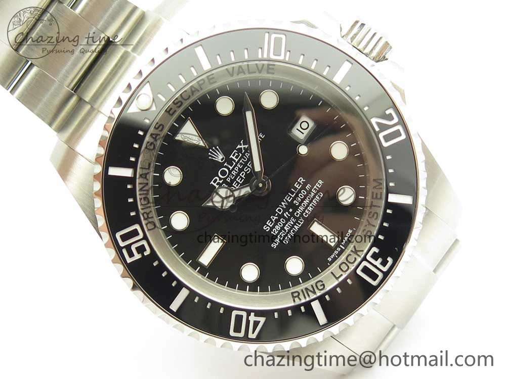 Sea-Dweller 116660 ARF 1:1 Best Edition 904L SS Case and Bracelet Black Dial SH3135 V Classic 3306