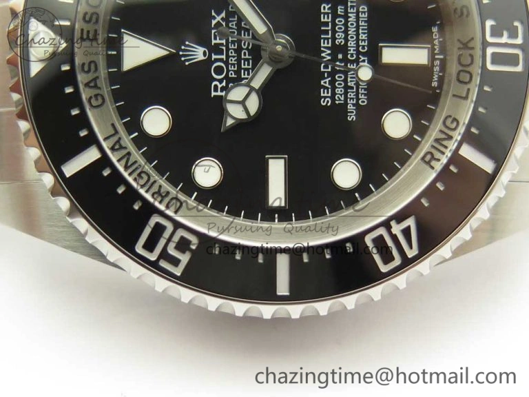 Sea-Dweller 116660 ARF 1:1 Best Edition 904L SS Case and Bracelet Black Dial SH3135 V Classic 3306