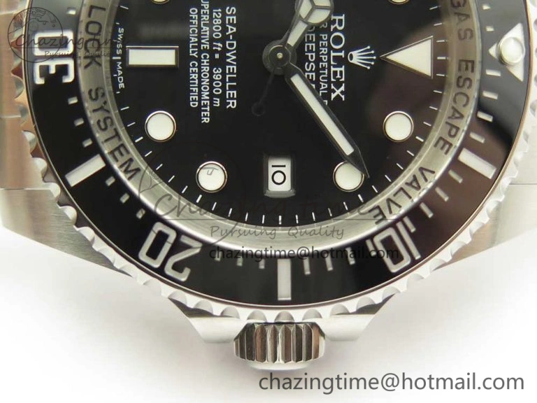 Sea-Dweller 116660 ARF 1:1 Best Edition 904L SS Case and Bracelet Black Dial SH3135 V Classic 3306