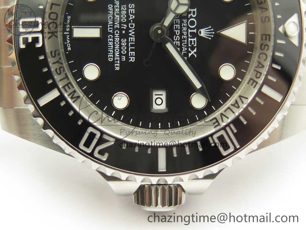 Sea-Dweller 116660 ARF 1:1 Best Edition 904L SS Case and Bracelet Black Dial SH3135 V Classic 3306