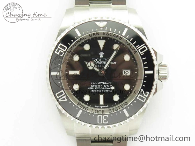 Sea-Dweller 116660 ARF 1:1 Best Edition 904L SS Case and Bracelet Black Dial SH3135 V Classic 3306