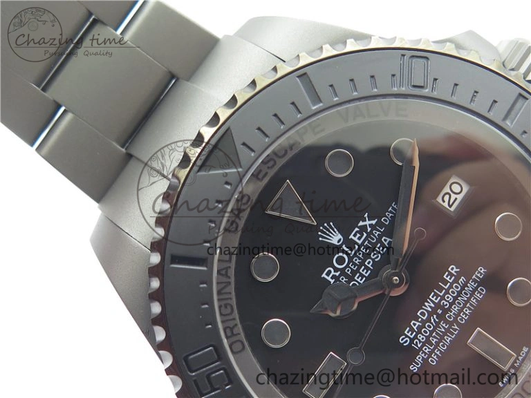Neat Sea-Dweller 116660 DLC VRF 1:1 Best Edition Black Dial on SS Bracelet A 2496