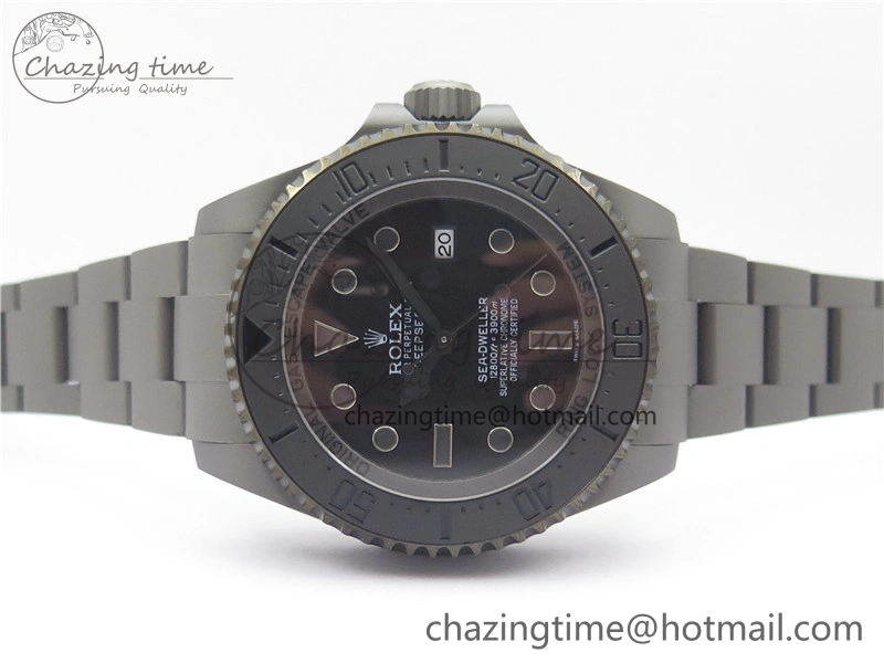 Neat Sea-Dweller 116660 DLC VRF 1:1 Best Edition Black Dial on SS Bracelet A 2496