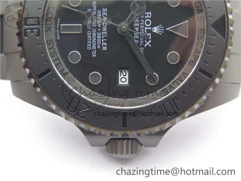 Neat Sea-Dweller 116660 DLC VRF 1:1 Best Edition Black Dial on SS Bracelet A 2496