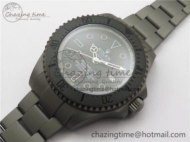 Neat Sea-Dweller 116660 DLC VRF 1:1 Best Edition Black Dial on SS Bracelet A 2496