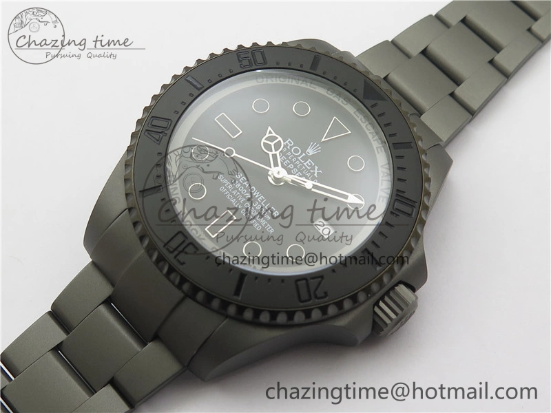 Neat Sea-Dweller 116660 DLC VRF 1:1 Best Edition Black Dial on SS Bracelet A 2496
