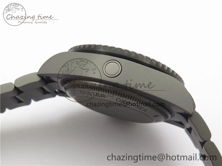 Neat Sea-Dweller 116660 DLC VRF 1:1 Best Edition Black Dial on SS Bracelet A 2496