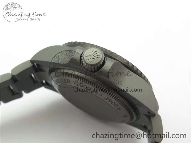Neat Sea-Dweller 116660 DLC VRF 1:1 Best Edition Black Dial on SS Bracelet A 2496