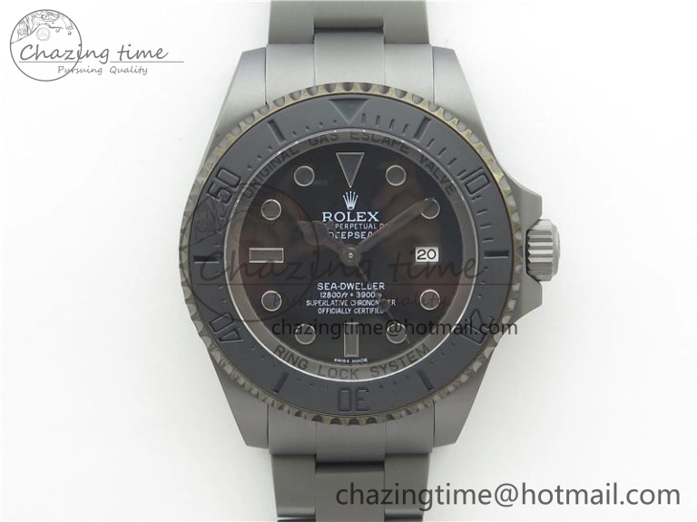 Neat Sea-Dweller 116660 DLC VRF 1:1 Best Edition Black Dial on SS Bracelet A 2496