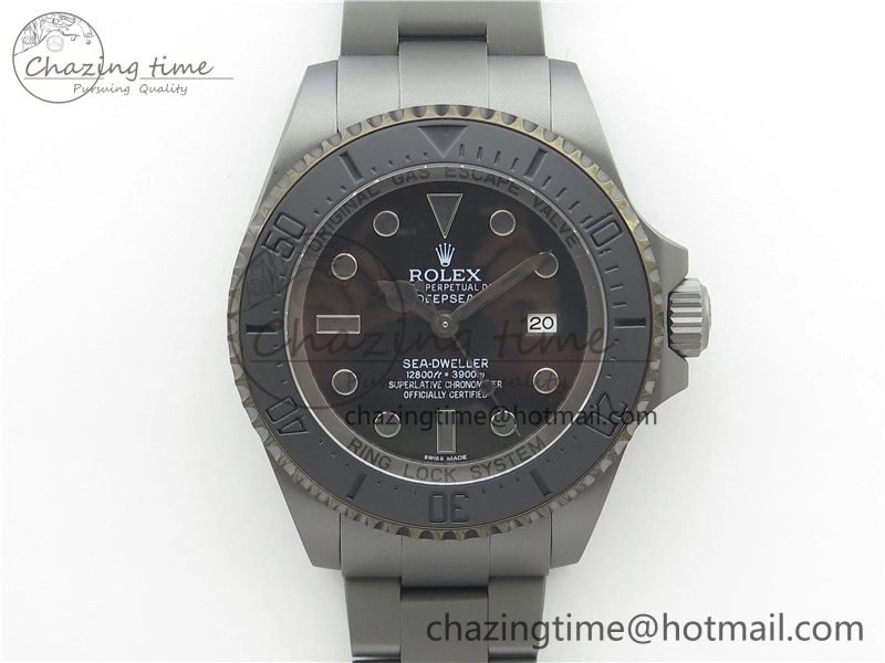 Neat Sea-Dweller 116660 DLC VRF 1:1 Best Edition Black Dial on SS Bracelet A 2496
