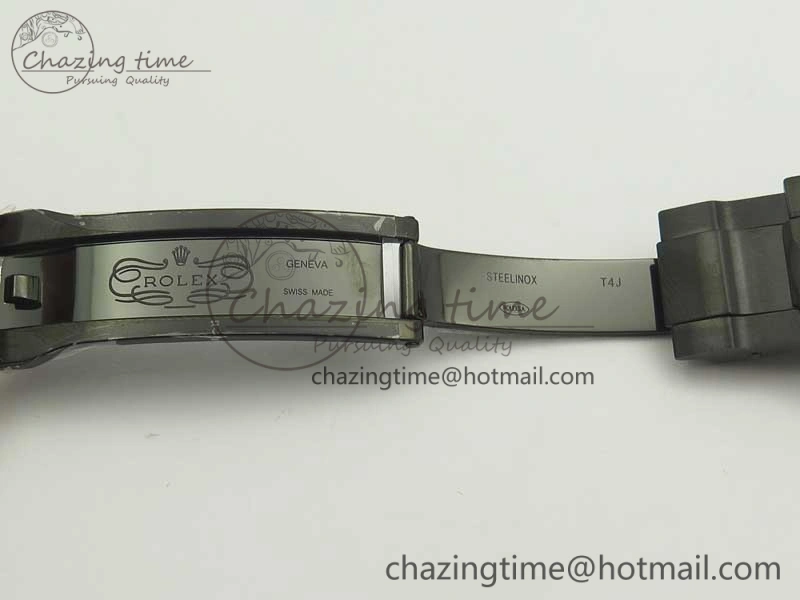 Sea-Dweller 116660 Ember PVD VRF Best Edition Black Dial on SS Bracelet A2836 MAX ( Free Black Strap) Neat 3372