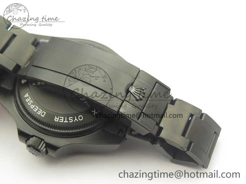 Sea-Dweller 116660 Ember PVD VRF Best Edition Black Dial on SS Bracelet A2836 MAX Effortless 3375